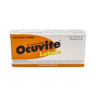 OCUVITE LUTEIN 60 COMPRIMIDOS